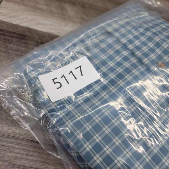 Howler Bros Shirt Mens Large Blue Plaid Long Sleeve Button Front Fishing Hiking - Picture 10 of 10